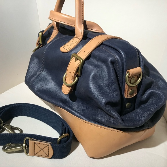 Fossil leather weekender bag - Picture 2 of 5